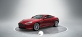 Aston Martin Virage rouge 3/4 avant gauche