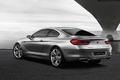 BMW Concept 6 Series Coupé gris 3/4 arrière gauche