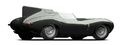 Exposition Ralph Lauren - Jaguar Type D vert 3/4 arrière droit