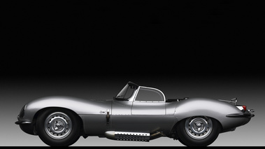 Exposition Ralph Lauren - Jaguar XKSS gris profil