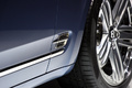 Bentley Mulsanne bleu details ailes 