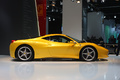 Ferrari 458 Italia Jaune Profil