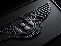 Bentley Continental Supersports logo moteur