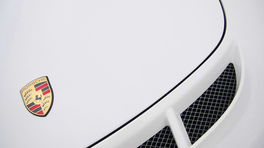 Porsche 997 GT3 MkII blanc logo capot