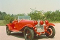 Alfa Romeo 6C 1750 Grand Sport 1930 rouge 3/4 avant droit