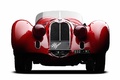 Alfa Romeo 8C 2900 Mille Miglia rouge face avant