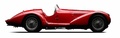 Alfa Romeo 8C 2900 Mille Miglia rouge profil