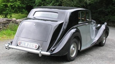 Bentley Mark VI Hooper Saloon noir/gris 3/4 arrière droit