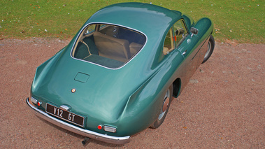 Bristol 405 Coupe vert 3/4 arrière droit vue de haut