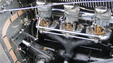 Delahaye 135 Chapron Coupe des Alpes moteur 