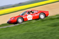 Ferrari 246 GT rouge Tour Auto 2009 filé
