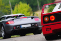 Ferrari F40 rouge feux arrières