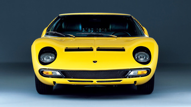 Lamborghini Miura jaune face avant