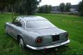 Lancia Flaminia Super Sport Zagato grise 3/4 arrière gauche 