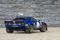Lancia Stratos Gr.4 bleu Bruxelles filé 3/4 arrière droit