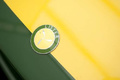 Lister-Jaguar, verte et jaune, moteur