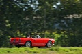 Maserati 3500 GT Spyder rouge 3/4 arrière droit filé