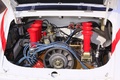 Porsche 3.0 RSR blanche vue moteur.