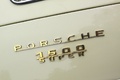 Porsche 356 Speedster beige logo capot moteur