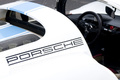Porsche 910 blanche détail