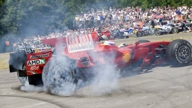 Ferrari F1, rouge, demo, action 3-4 rd