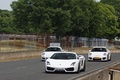 Lamborghini Gallardo LP560-4 blanc 3/4 avant gauche filé