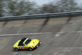 Porsche 914 jaune 3/4 avant droit filé