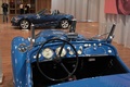 BMW 328 bleu, habitacle