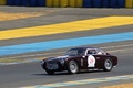 Maserati A6G Zagato bordeaux 3/4 avant gauche filé vue de haut