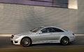 Mercedes CL63 AMG gris profil travelling