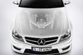 Mercedes Classe C Coupé AMG blanc moteur