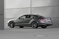 Mercedes CLS 63 AMG anthracite 3/4 arrière gauche