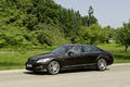 Mercedes S63 AMG marron 3/4 avant gauche travelling 2