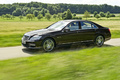 Mercedes S63 AMG marron 3/4 avant gauche travelling 3