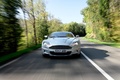 Aston Martin DBS gris face avant travelling