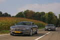 Aston Martin DBS & V12 Vantage RS anthracite 3/4 avant gauche travelling 3