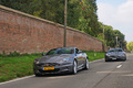 Aston Martin DBS & V12 Vantage RS anthracite 3/4 avant gauche travelling