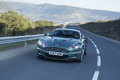 Aston Martin DBS vert 3/4 avant gauche travelling penché 3