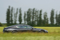 Aston Martin Rapide anthracite 3/4 arrière droit filé