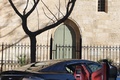 Aston Martin Rapide anthracite 3/4 arrière droit portes ouvertes coupé