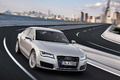 Audi A7 Sportback - grise - 3/4 avant droit, dynamique