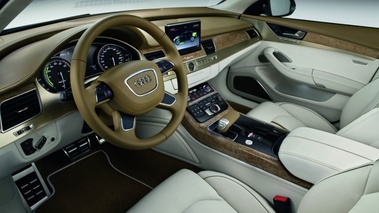 Audi A8 Hybrid - grise - habitacle