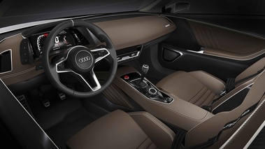 Audi Quattro Concept blanc intérieur 2