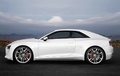 Audi Quattro Concept blanc profil