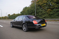 Bentley Continental Flying Spur Speed noir 3/4 arrière droit travelling 2