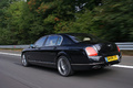 Bentley Continental Flying Spur Speed noir 3/4 arrière gauche travelling 3
