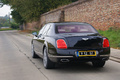 Bentley Continental Flying Spur Speed noir 3/4 arrière gauche travelling