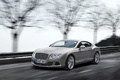 Bentley Continental GT 2010 blanc 3/4 avant gauche travelling