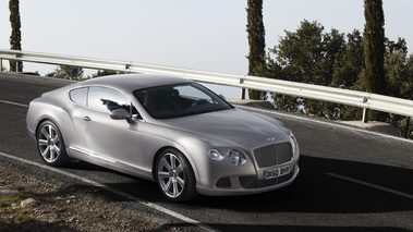 Bentley Continental GT 2011 - grise - 3/4 avant droit