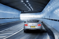 Bentley Continental GT 2011 - grise - face arrière, dans tunnel